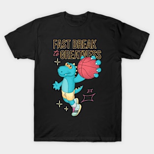 Dino The Basketball Player T-Shirt